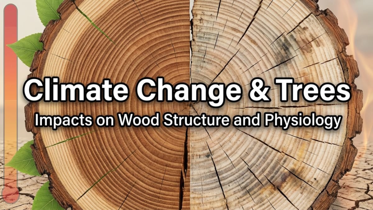 Climate Change Impacts on Tree Wood Structure and Physiology